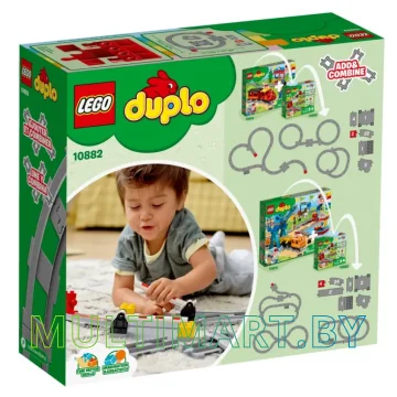 Конструктор LEGO Duplo 10882 Железнодорожные пути картинка 2